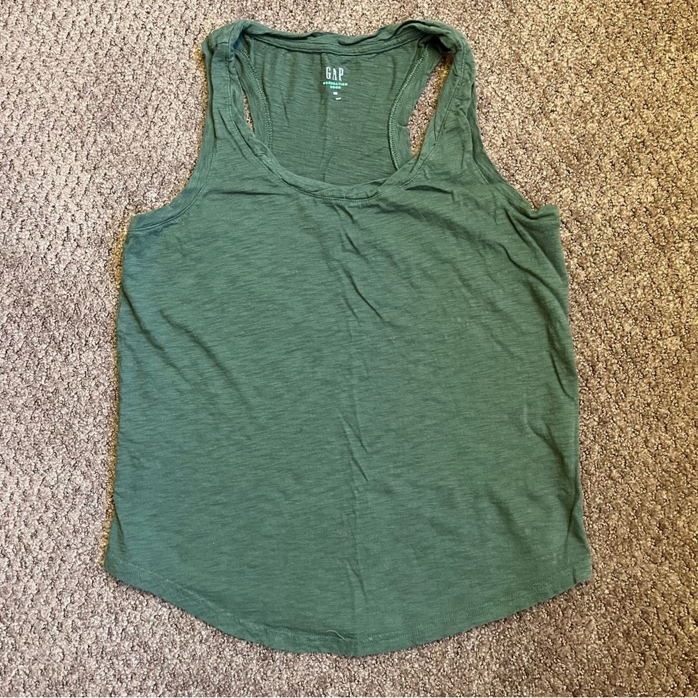GAP Generation Good Tank Top - tweed green - XS